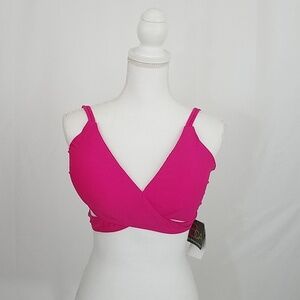 BCA by Rebecca Virtue D Bra PINK swim top nwt